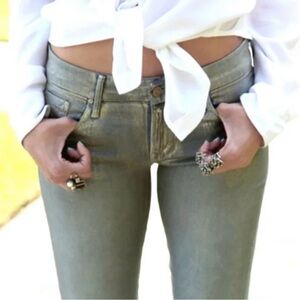 Mother The Looker Jeans in Golden Nuggets of Lust. Size 27. NWOT